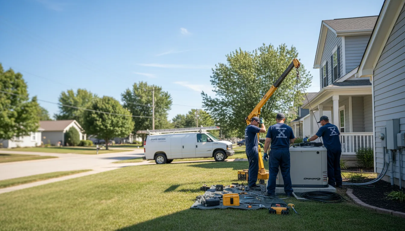Generator Installation in Fairfield, IA near me